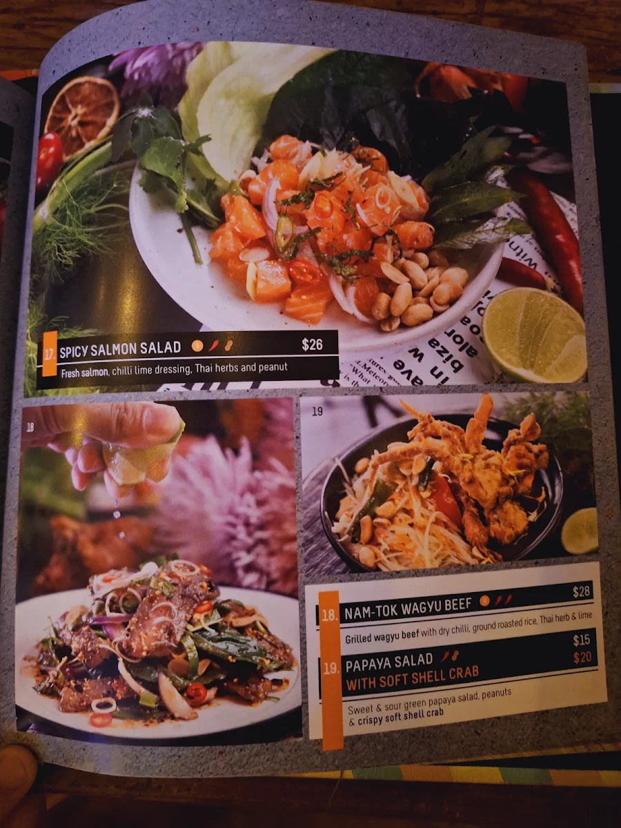 Menu, Kinn+Derm