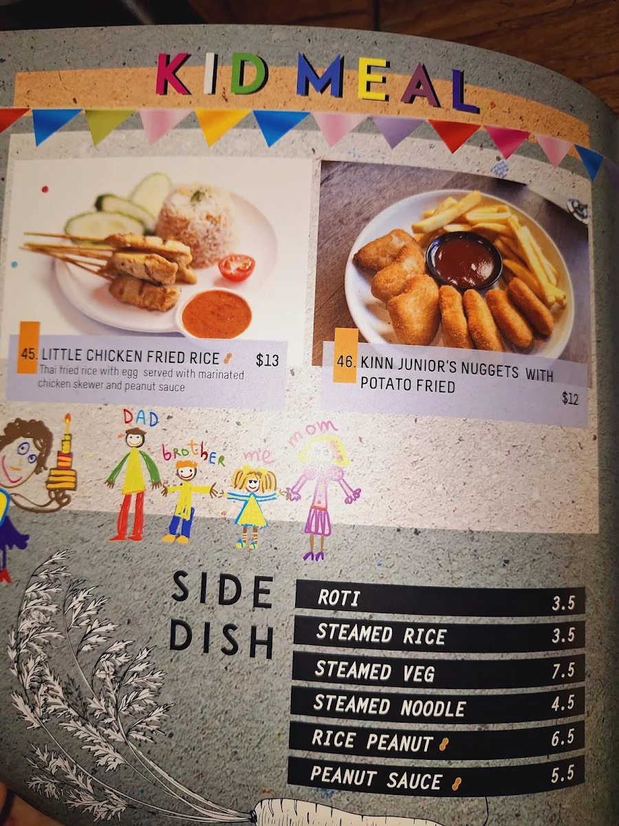 Menu, Kinn+Derm