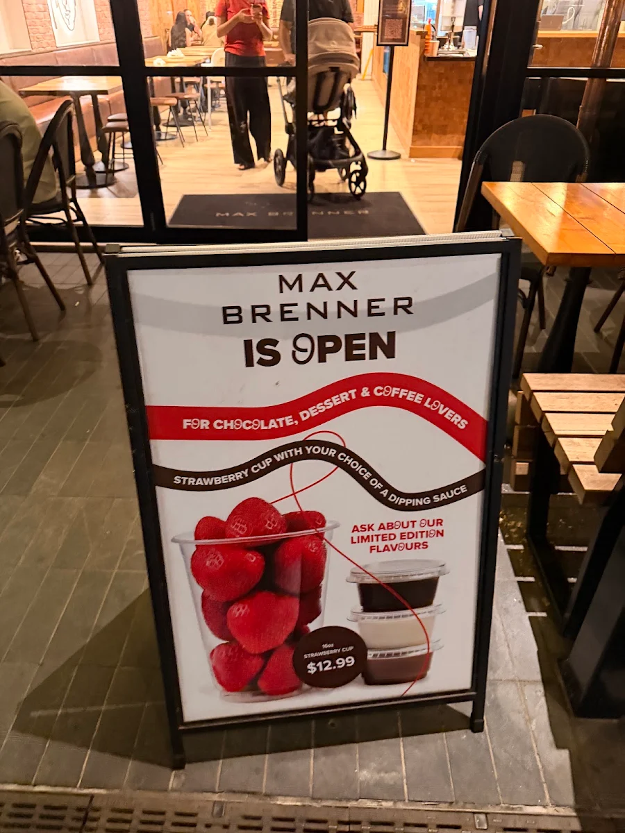 Menu, Max Brenner - Ed Square