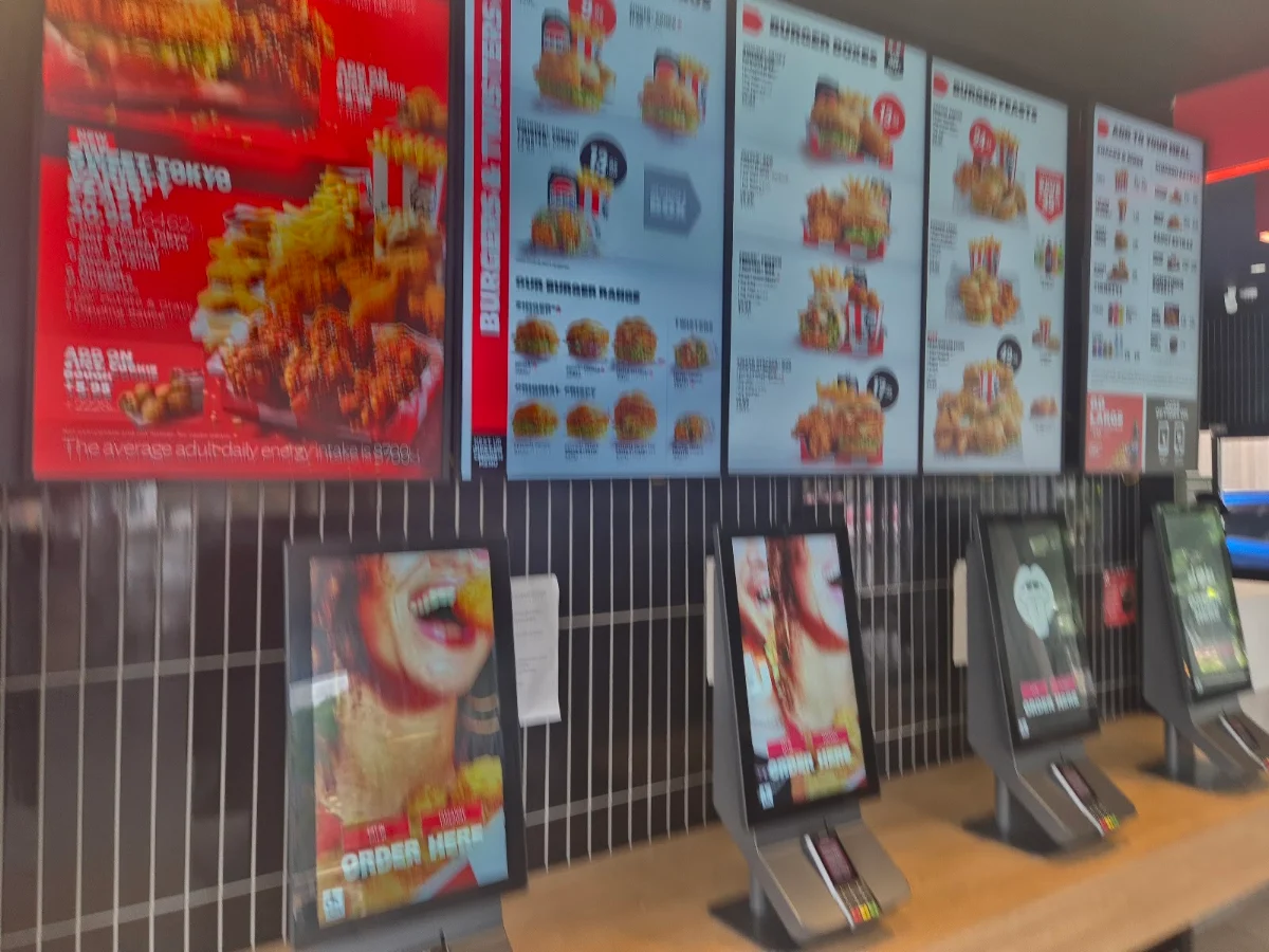 Menu, KFC Northfield