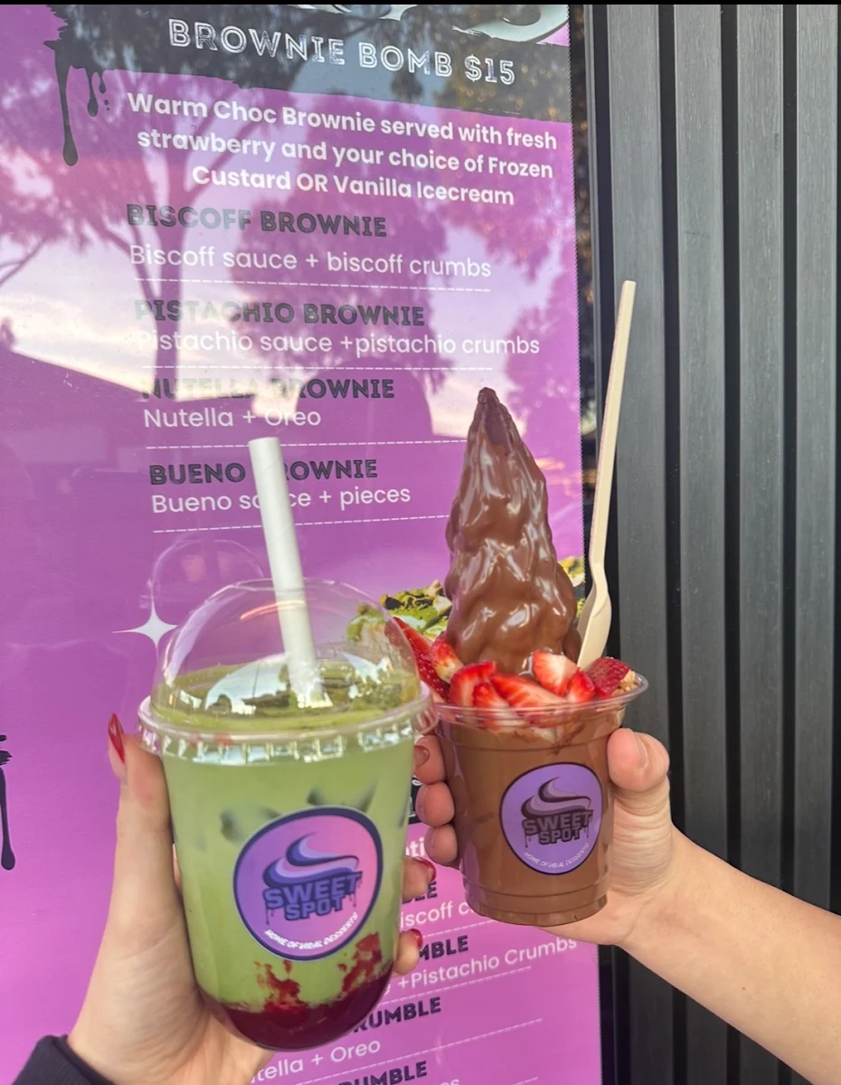 Menu, Sweet Spot Craigieburn