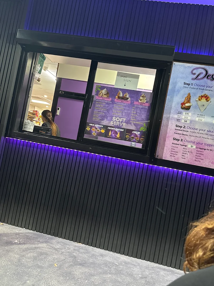 Menu, Sweet Spot Craigieburn
