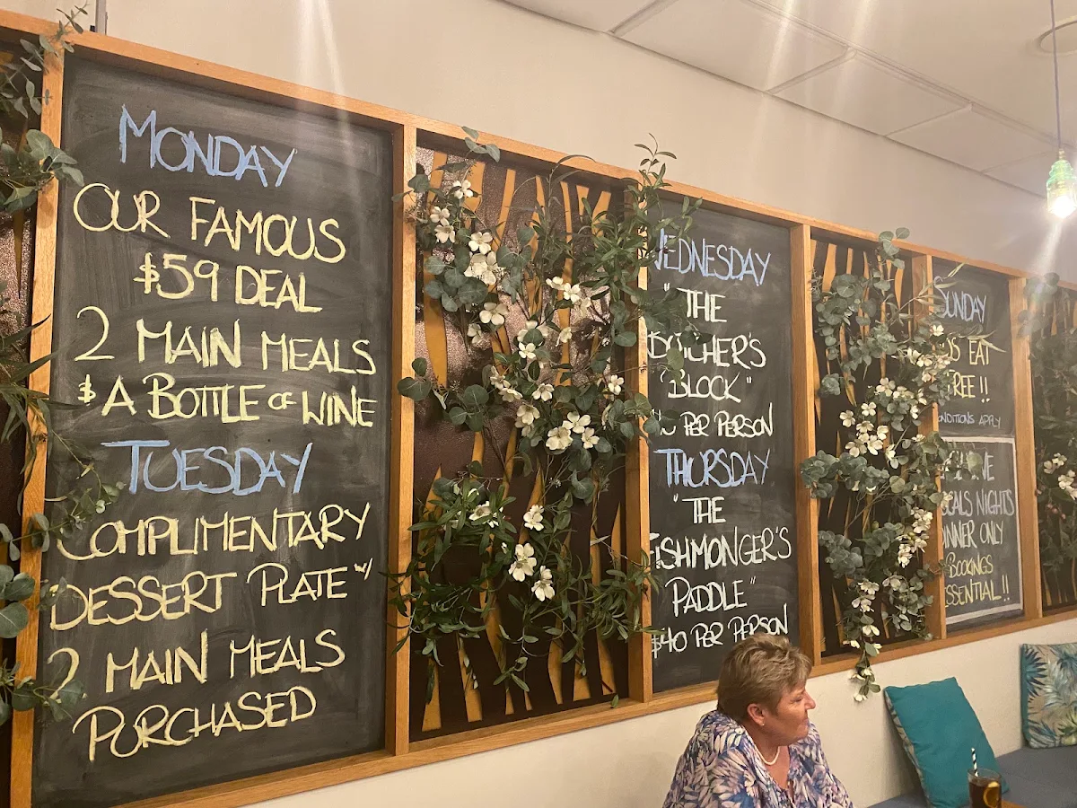 Menu, Green Zebra Restaurant & Bar
