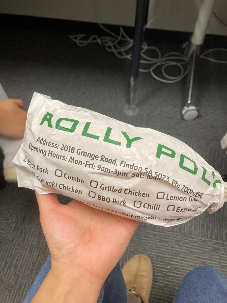 Menu, Rolly Poly