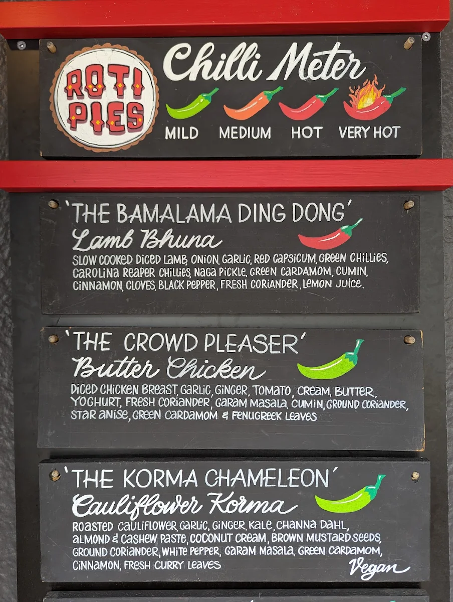 Menu, Roti Pies
