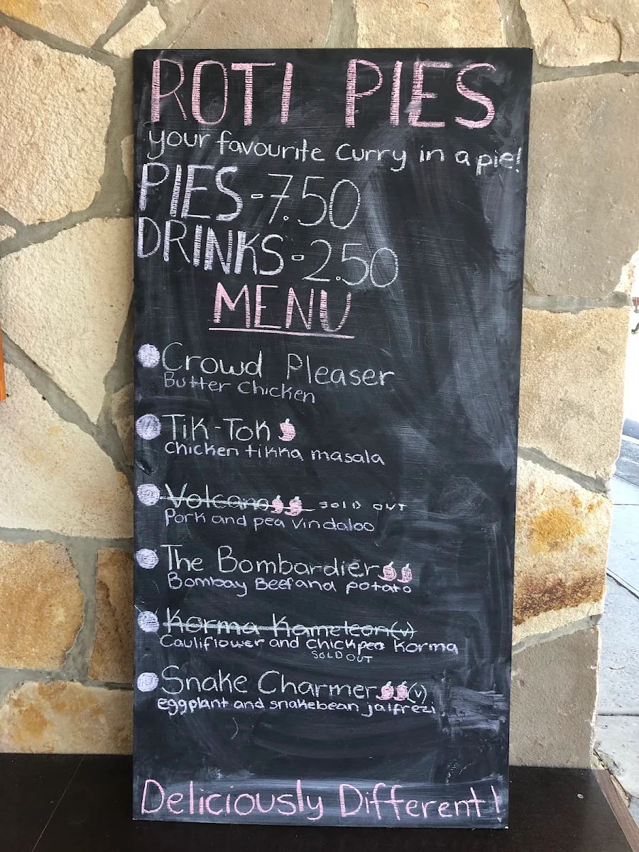 Menu, Roti Pies