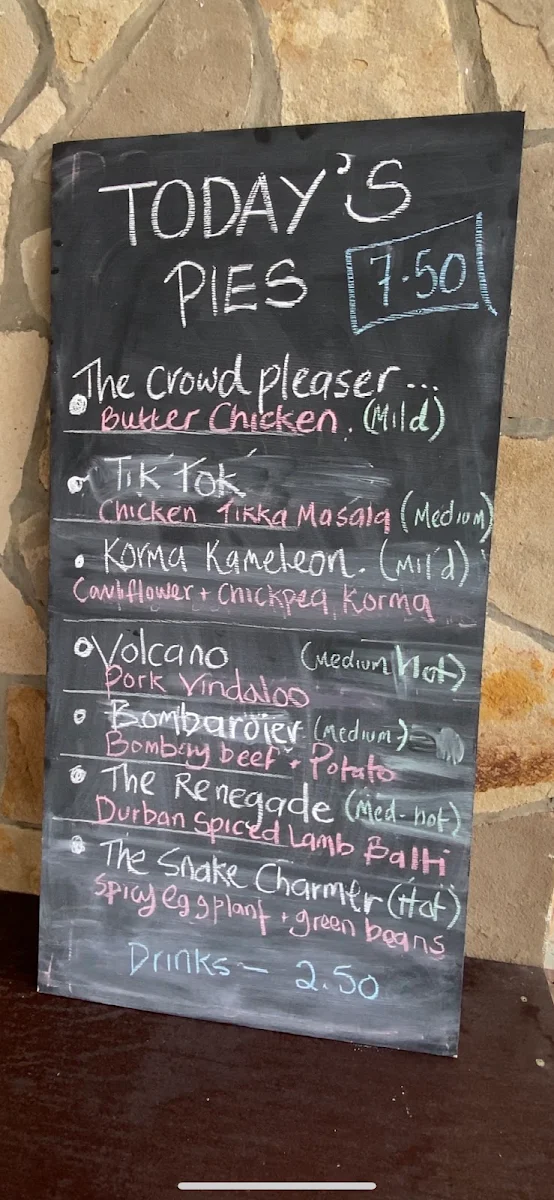 Menu, Roti Pies