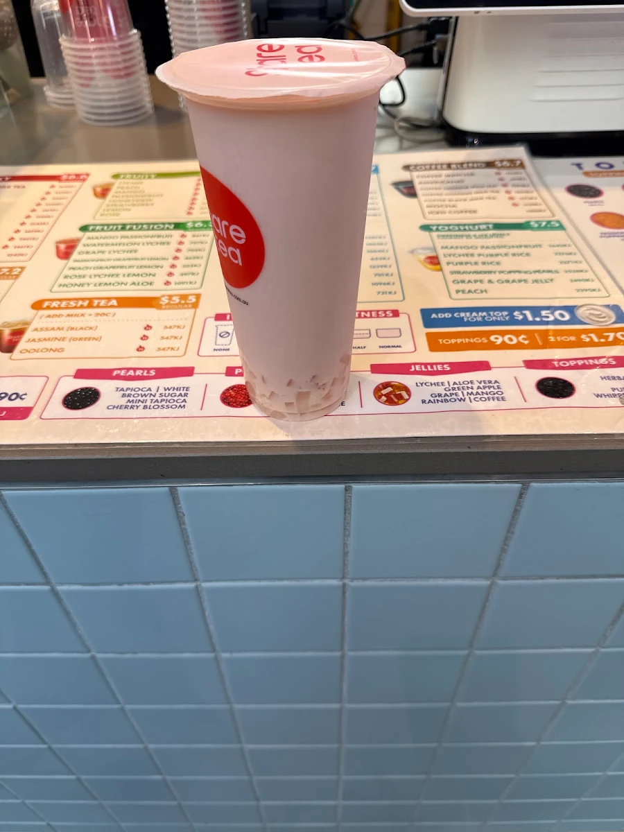 Menu, Sharetea Highpoint Shopping Centre