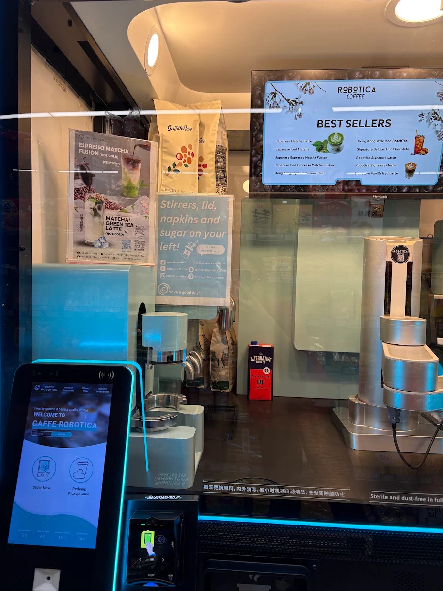 Menu, Robotica Coffee Chadstone