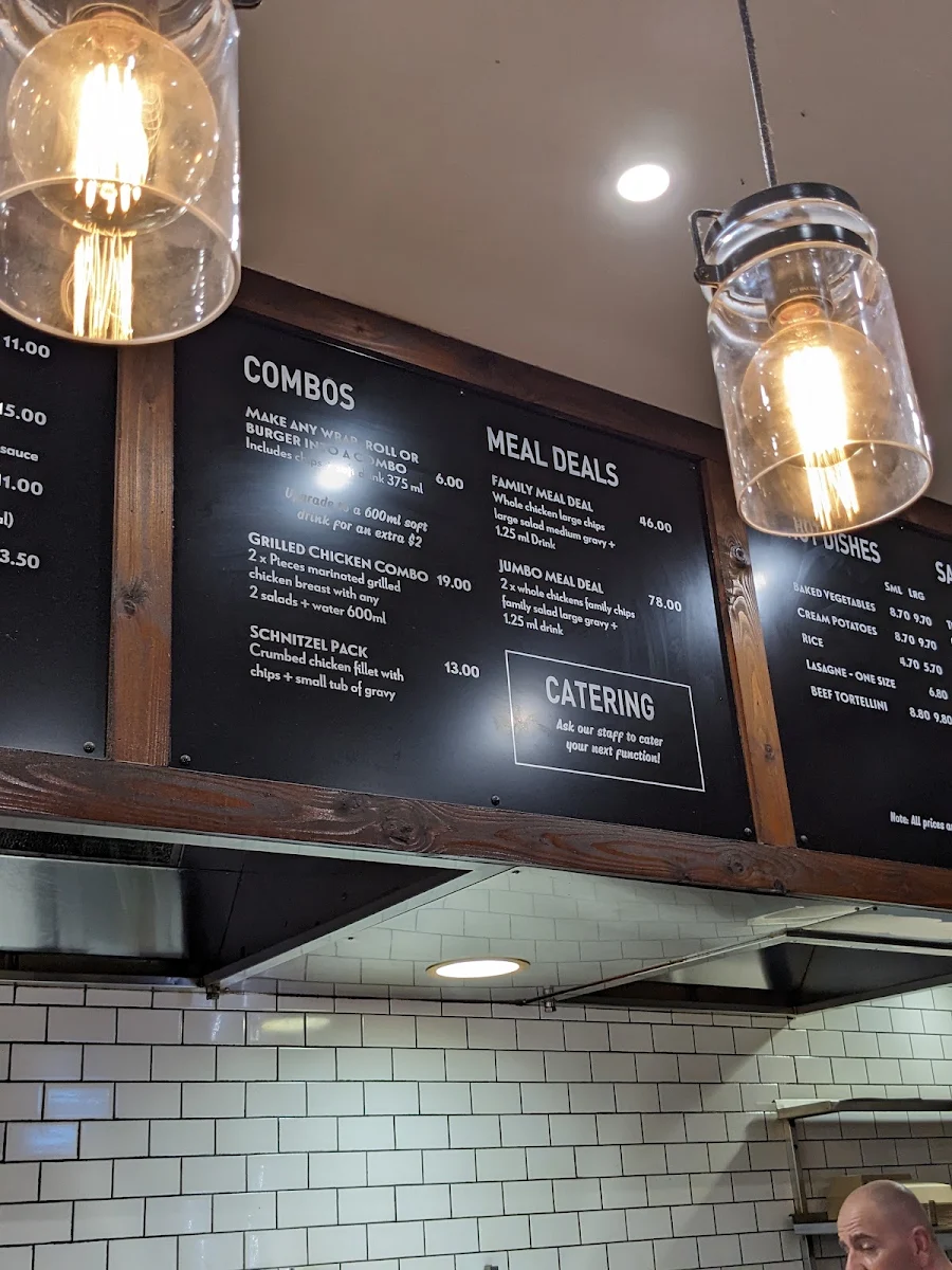 Menu, The Dulwich Hill Chicken Shop