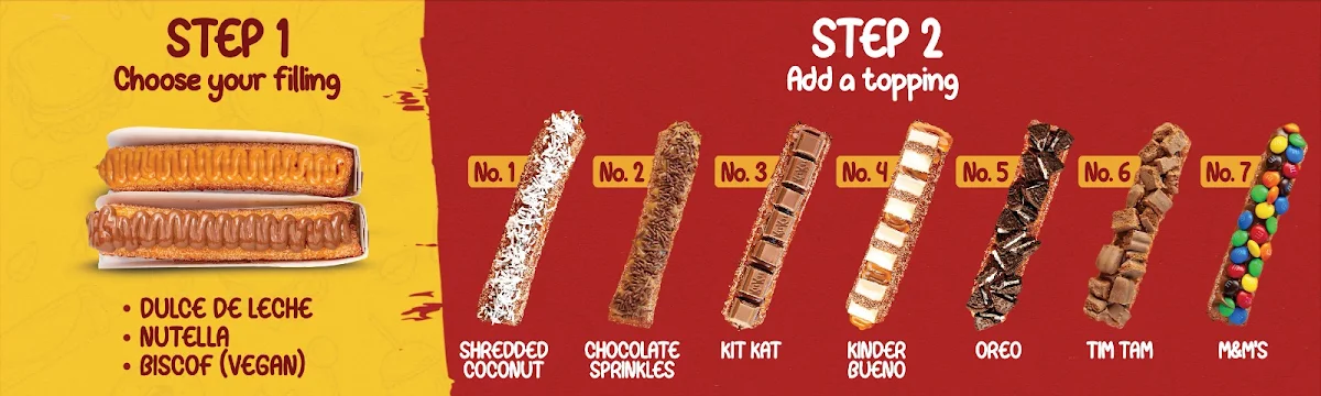 Menu, Don Churros