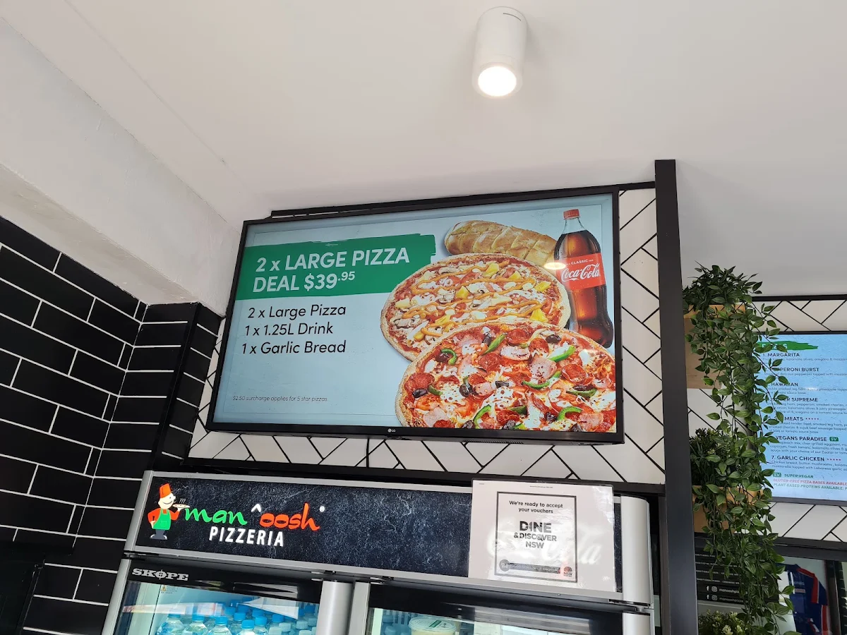 Menu, OOSHMAN Revesby