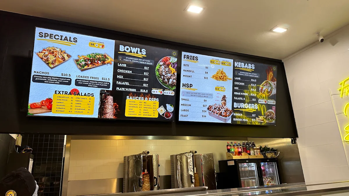 Menu, The Hungry Owl