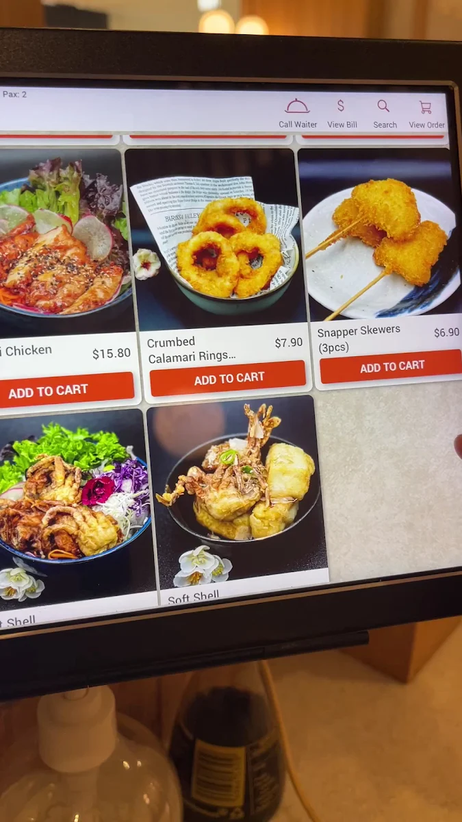 Menu, J-Shinsen Express