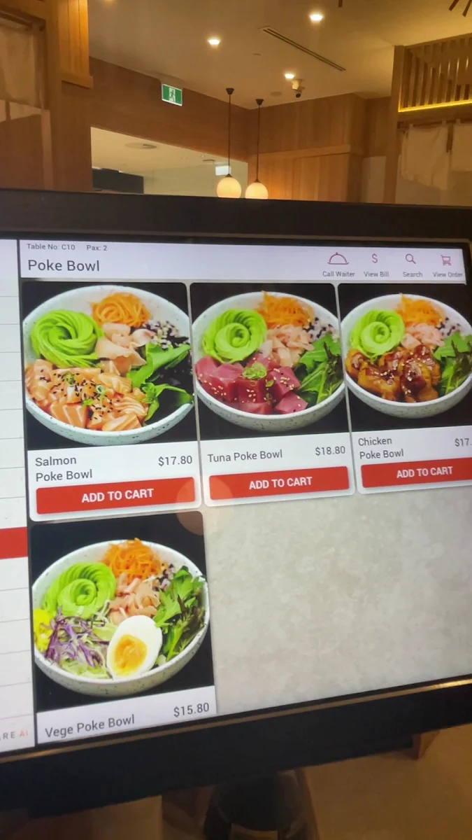 Menu, J-Shinsen Express