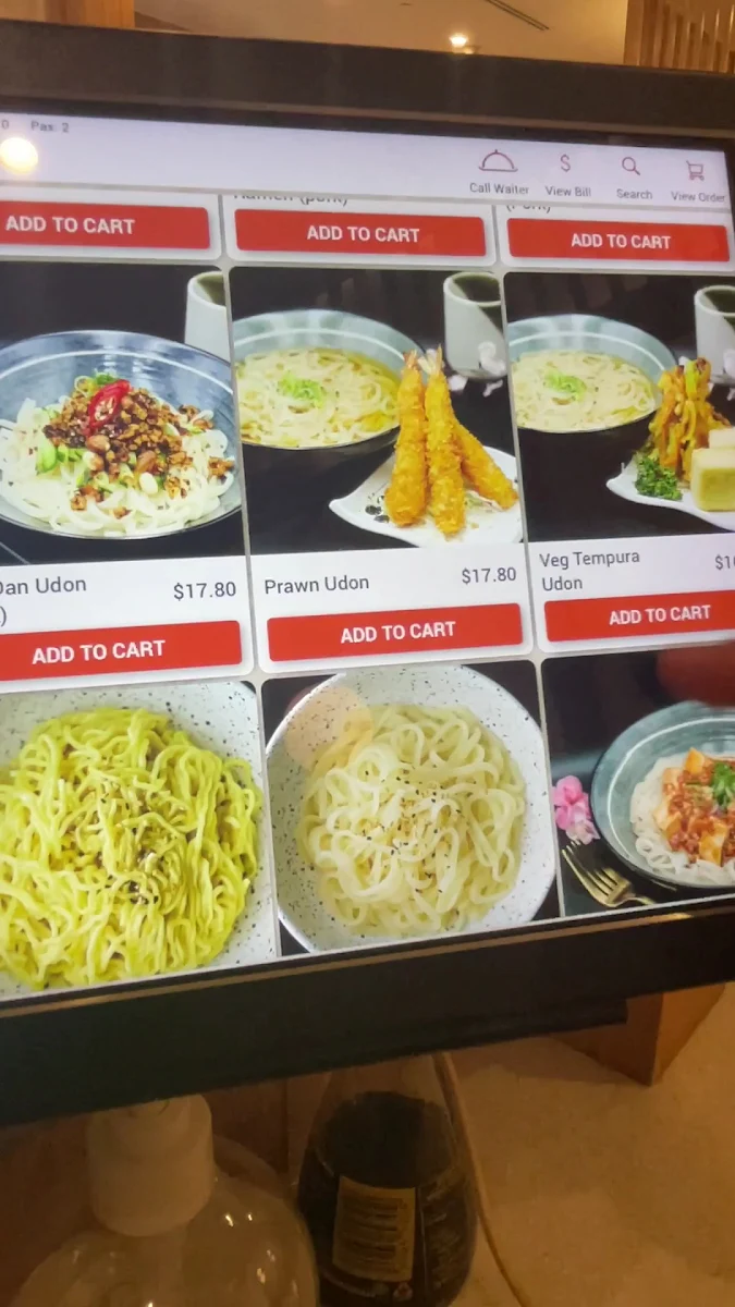 Menu, J-Shinsen Express