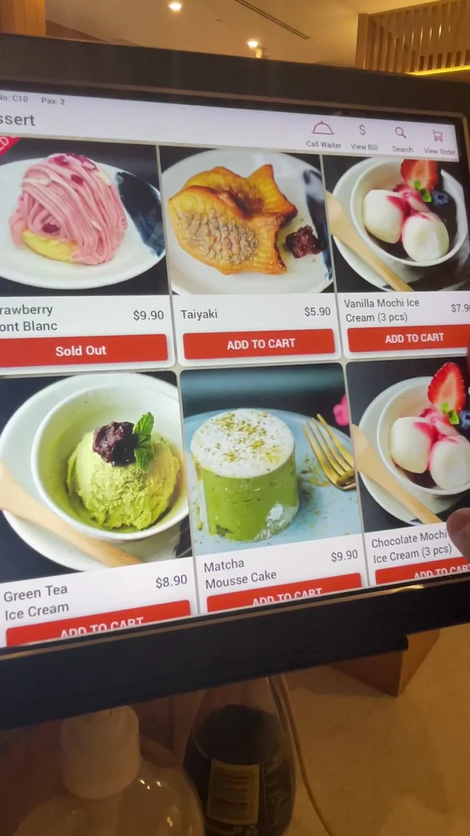 Menu, J-Shinsen Express