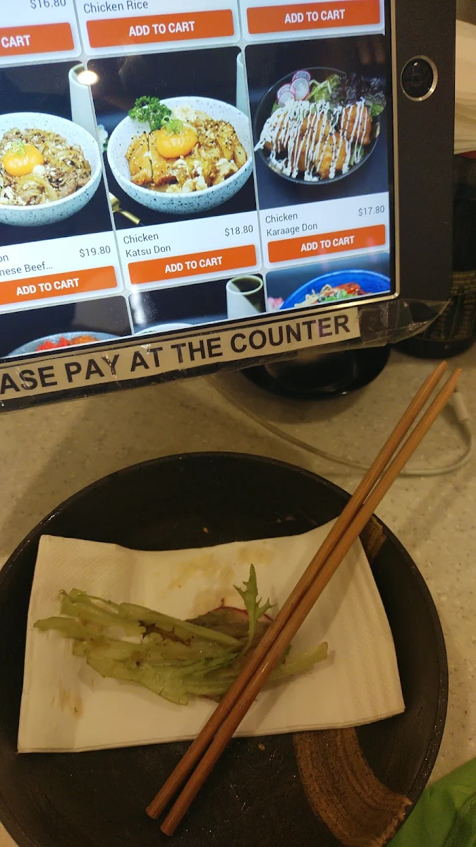 Menu, J-Shinsen Express