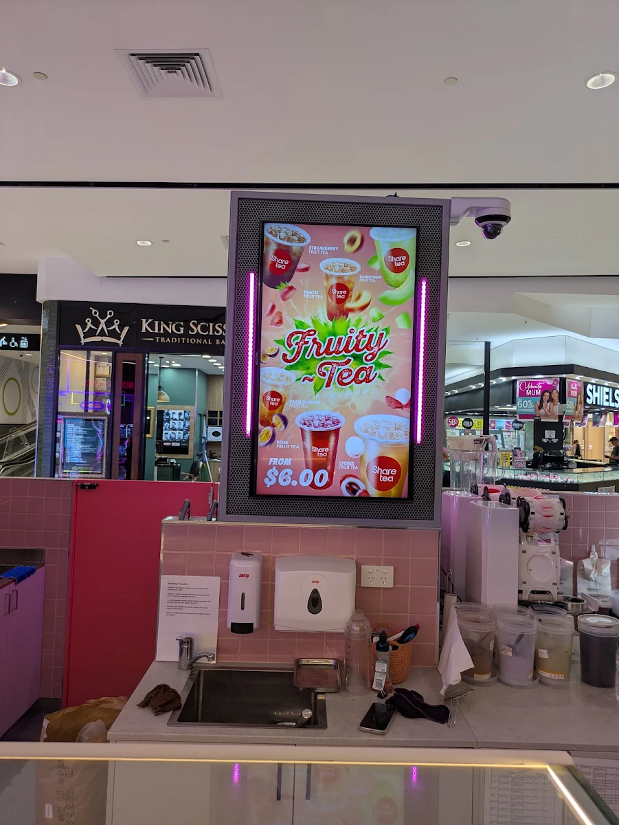 Menu, Sharetea Strathpine
