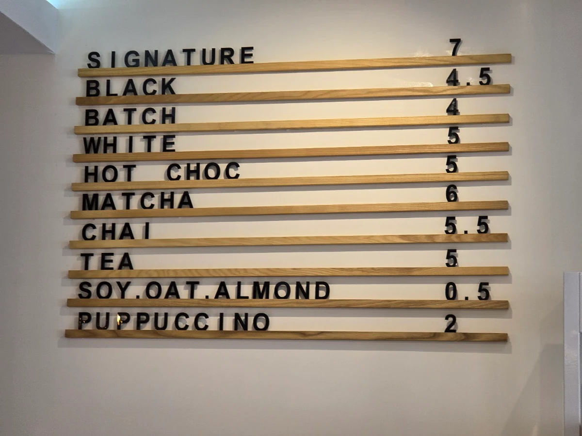 Menu, BREAD K