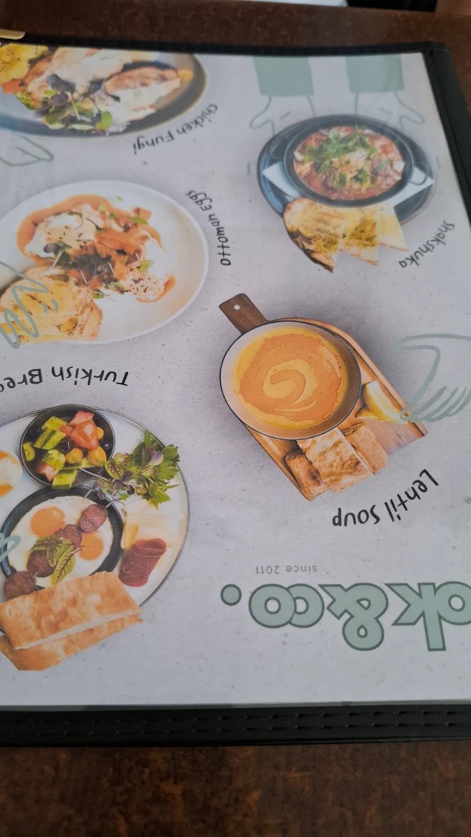 Menu, Cook & Co.