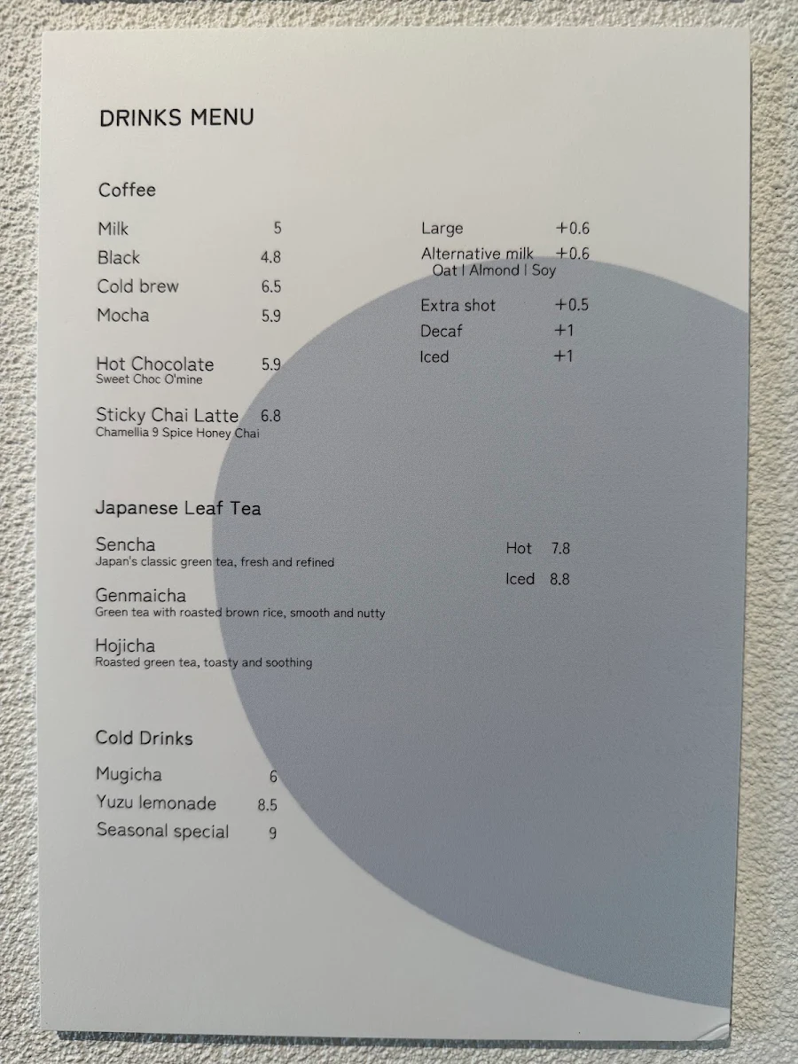 Menu, Cre Asion