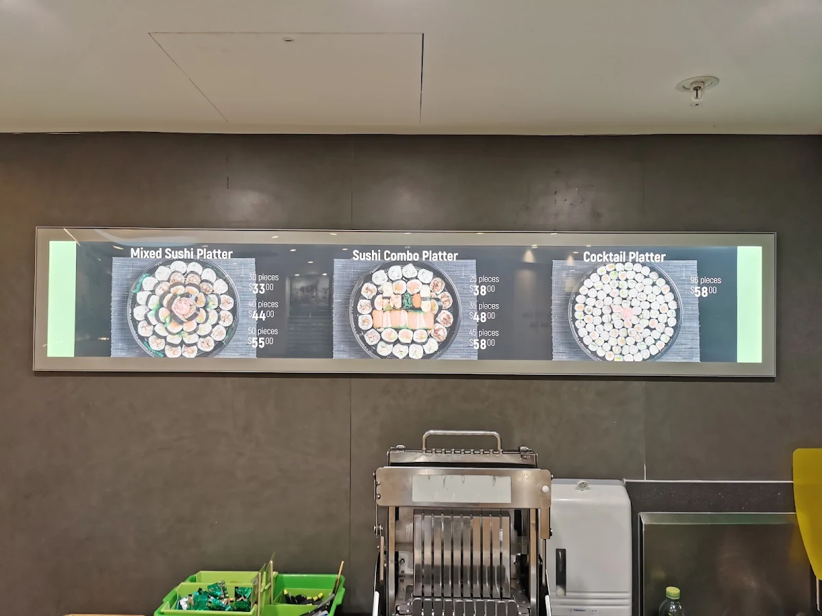 Menu, Nishiki Sushi