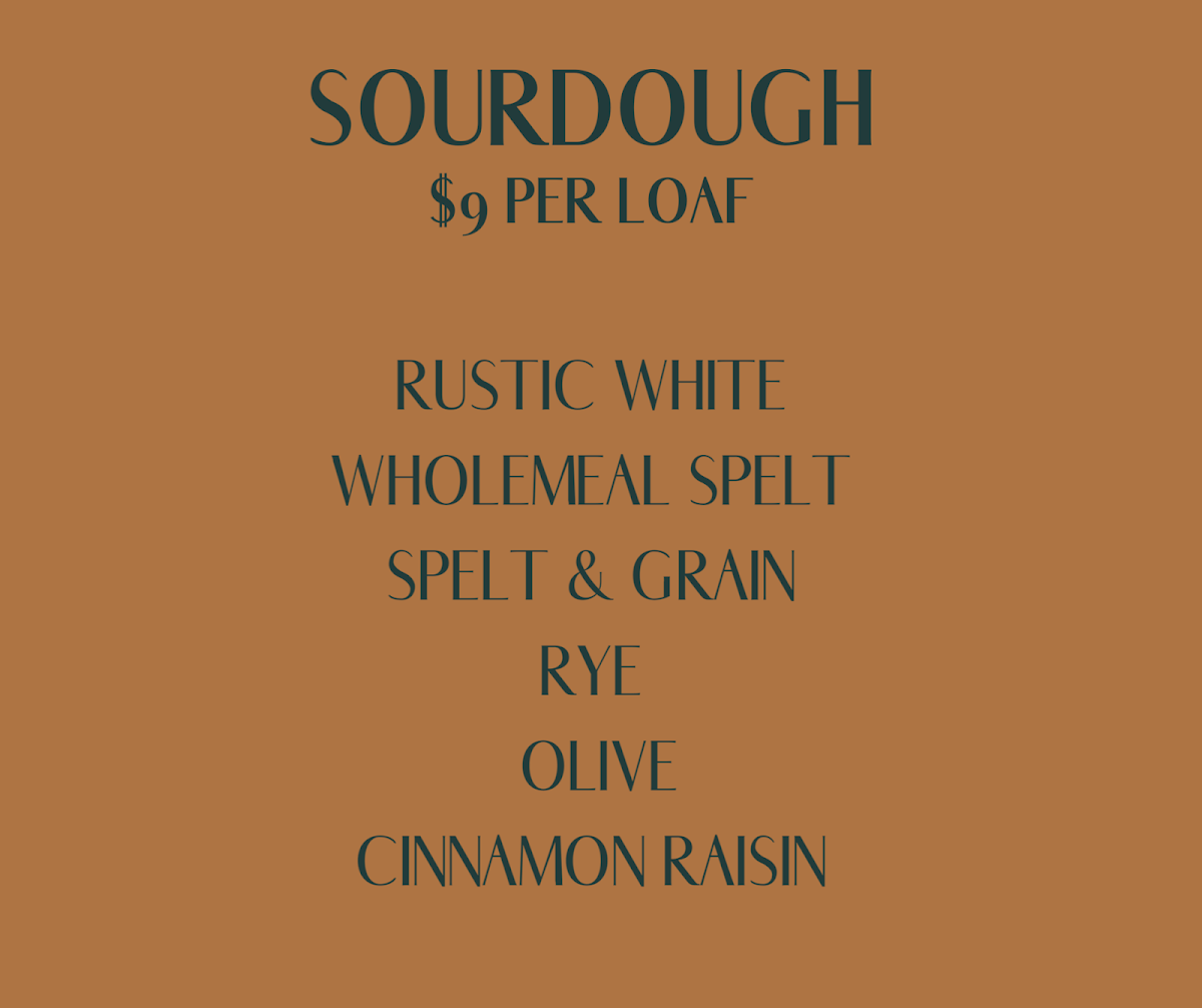 Menu, Batter & Dough