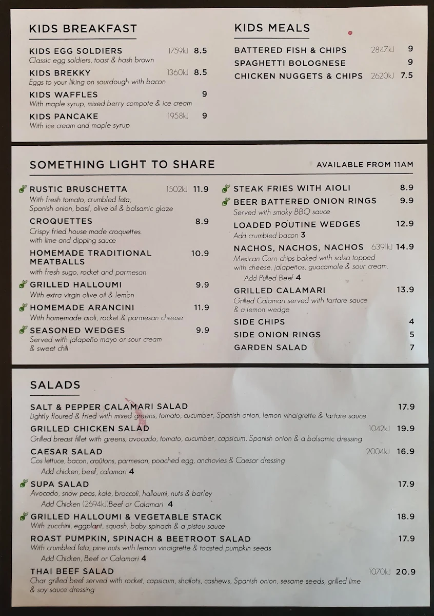 Menu, Degani Aurora Epping