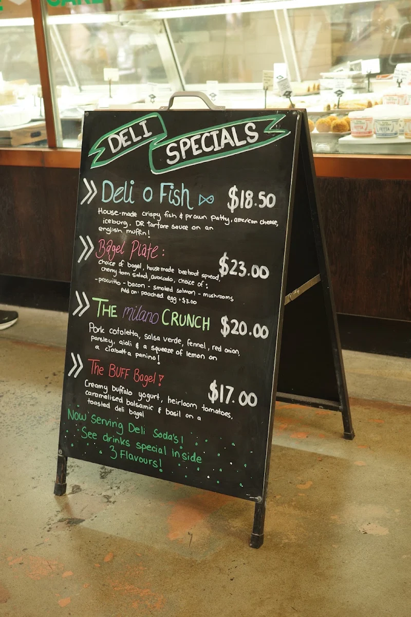 Menu, Deli Republic