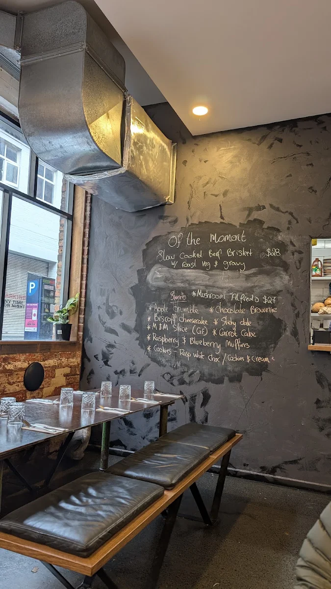 Menu, Stock Market Cafe