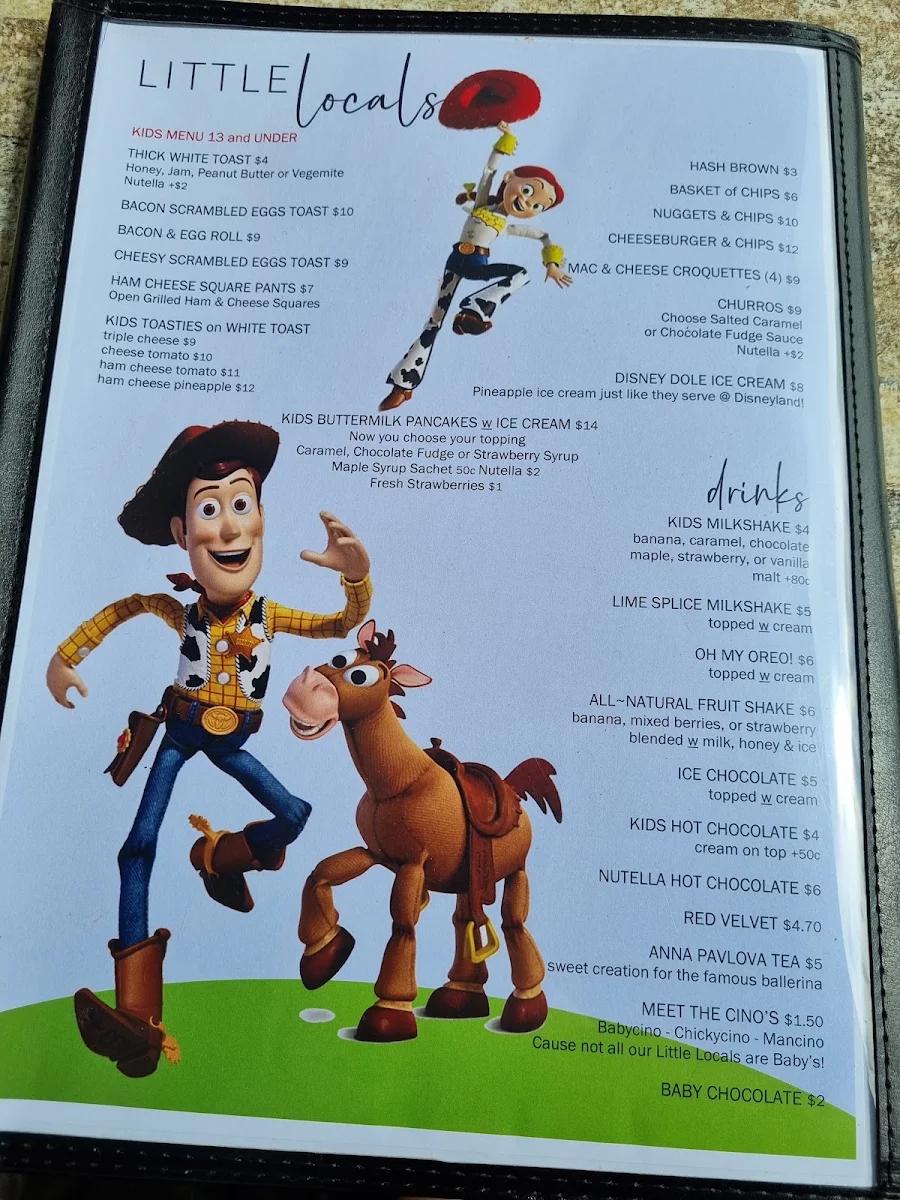 Menu, The Local Pantry