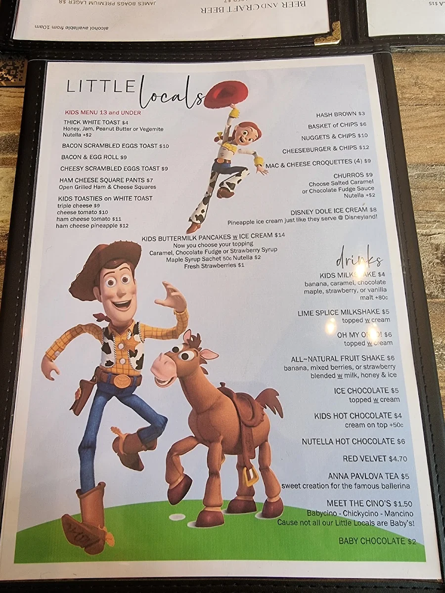 Menu, The Local Pantry