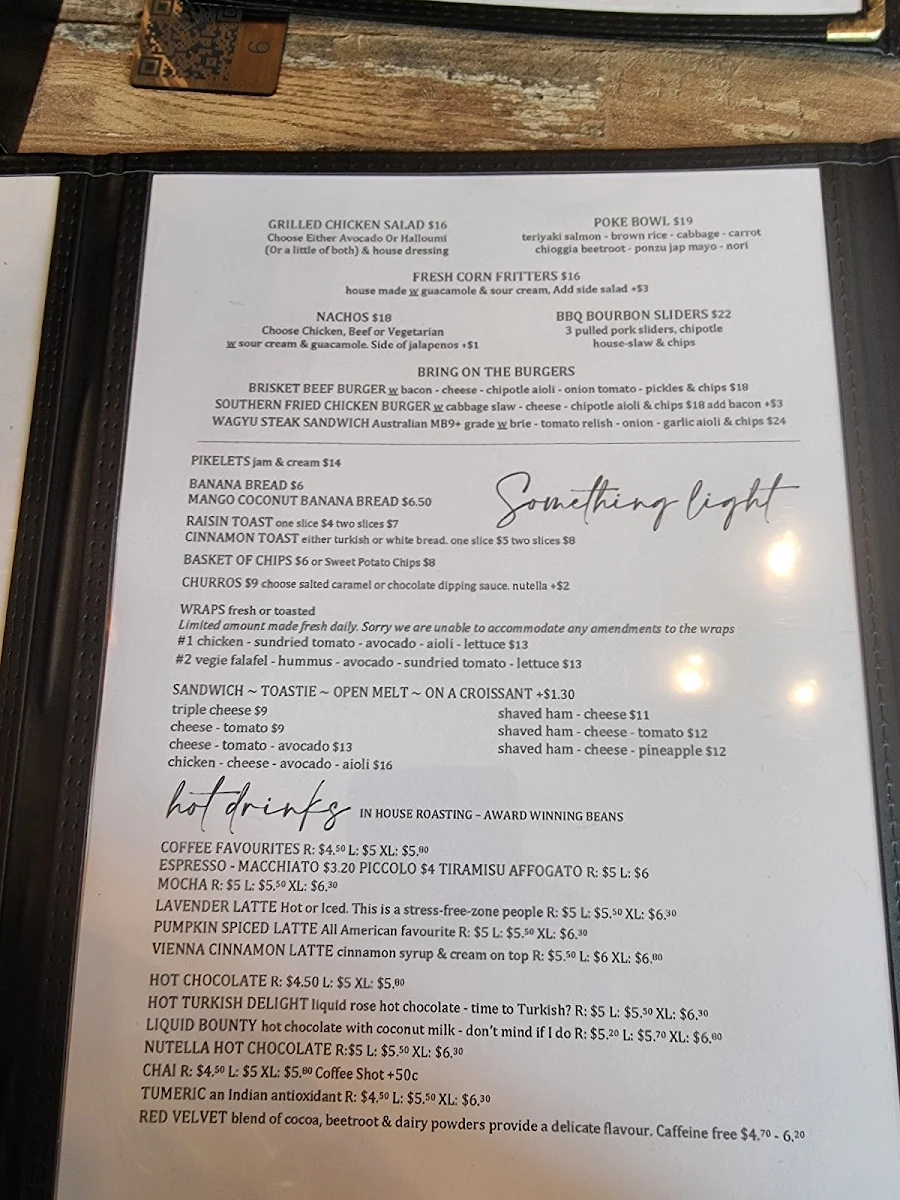 Menu, The Local Pantry