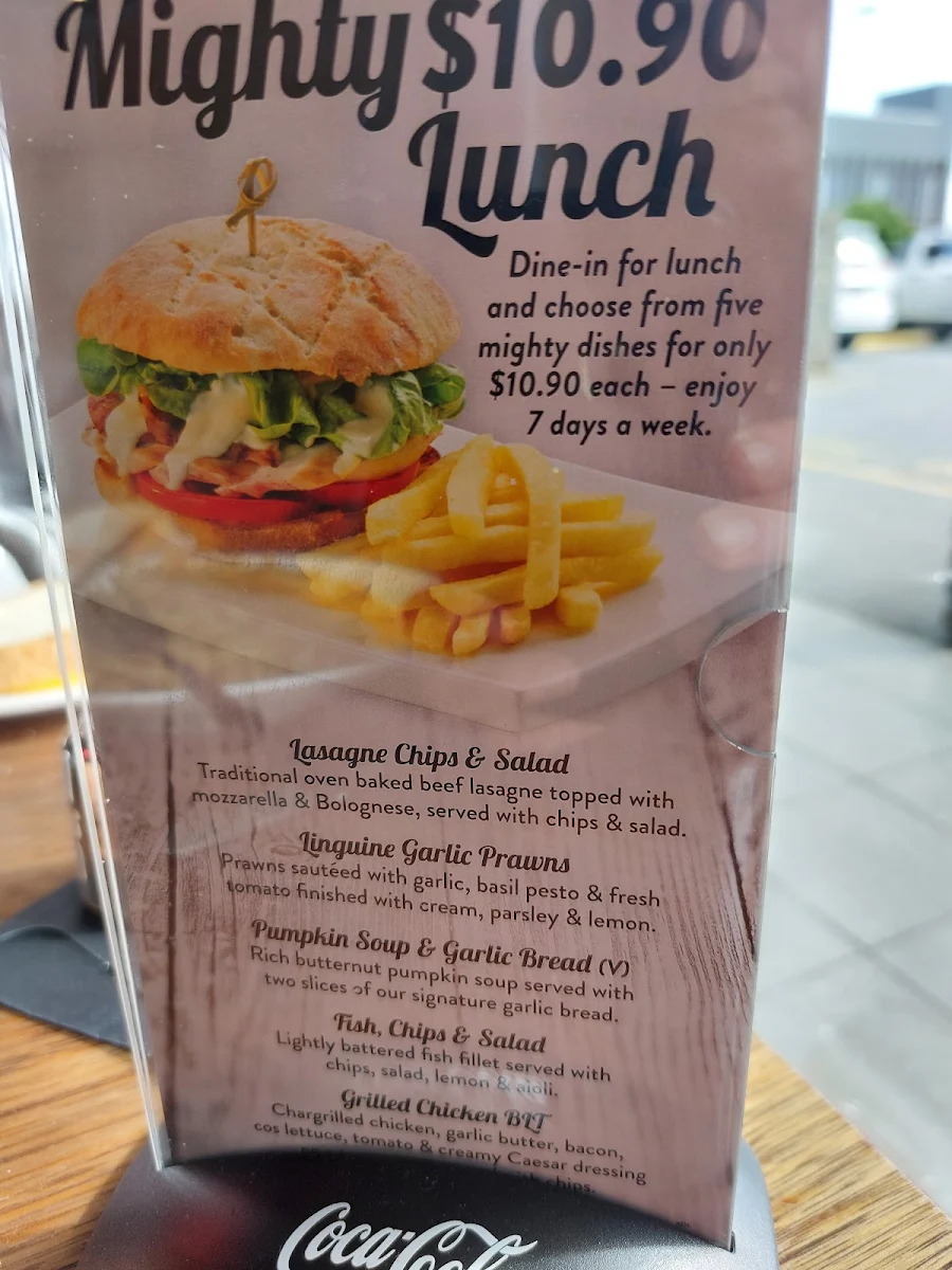 Menu, Fasta Pasta Brighton