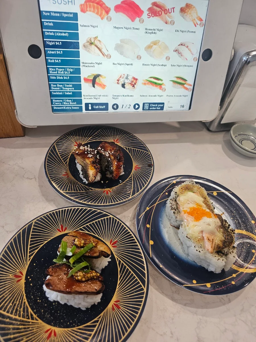 Menu, Hane Sushi