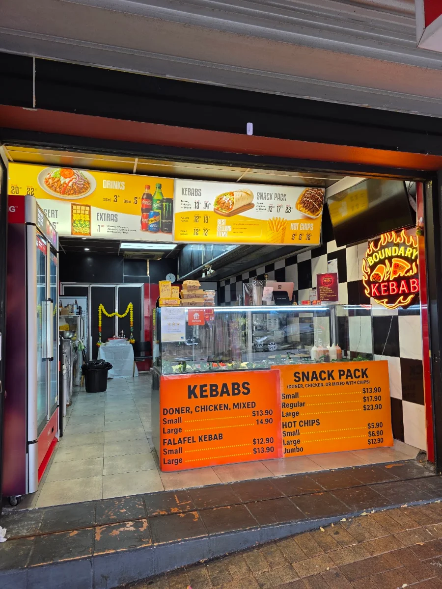Menu, Boundary Kebab