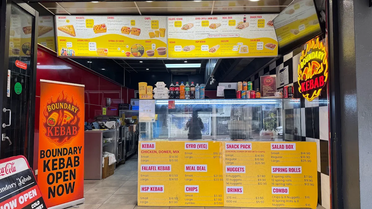 Menu, Boundary Kebab
