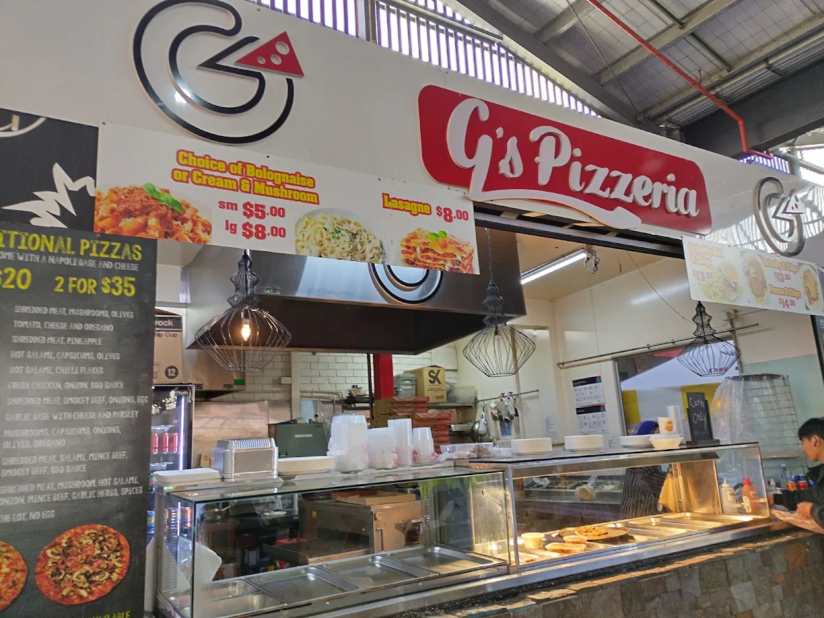 Menu, G’s Pizzeria