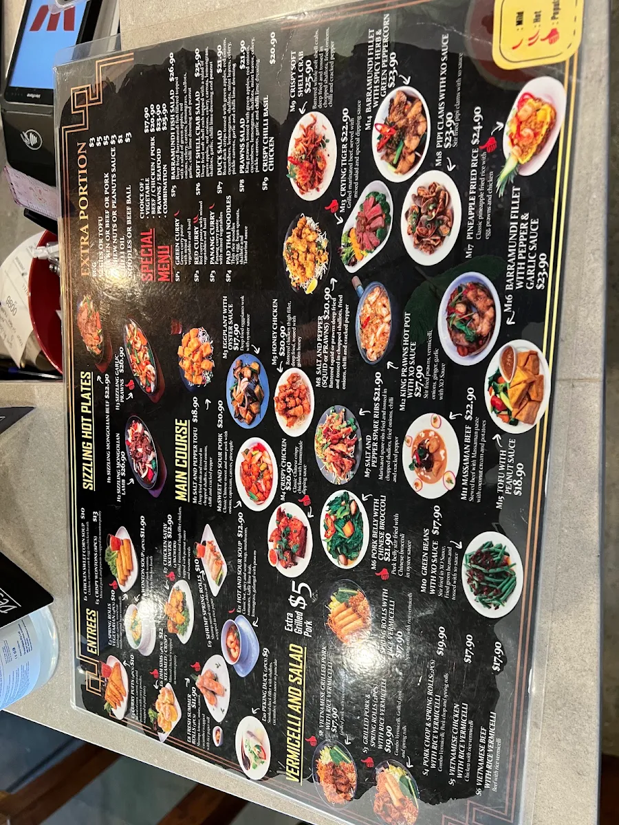 Menu, Pho Time