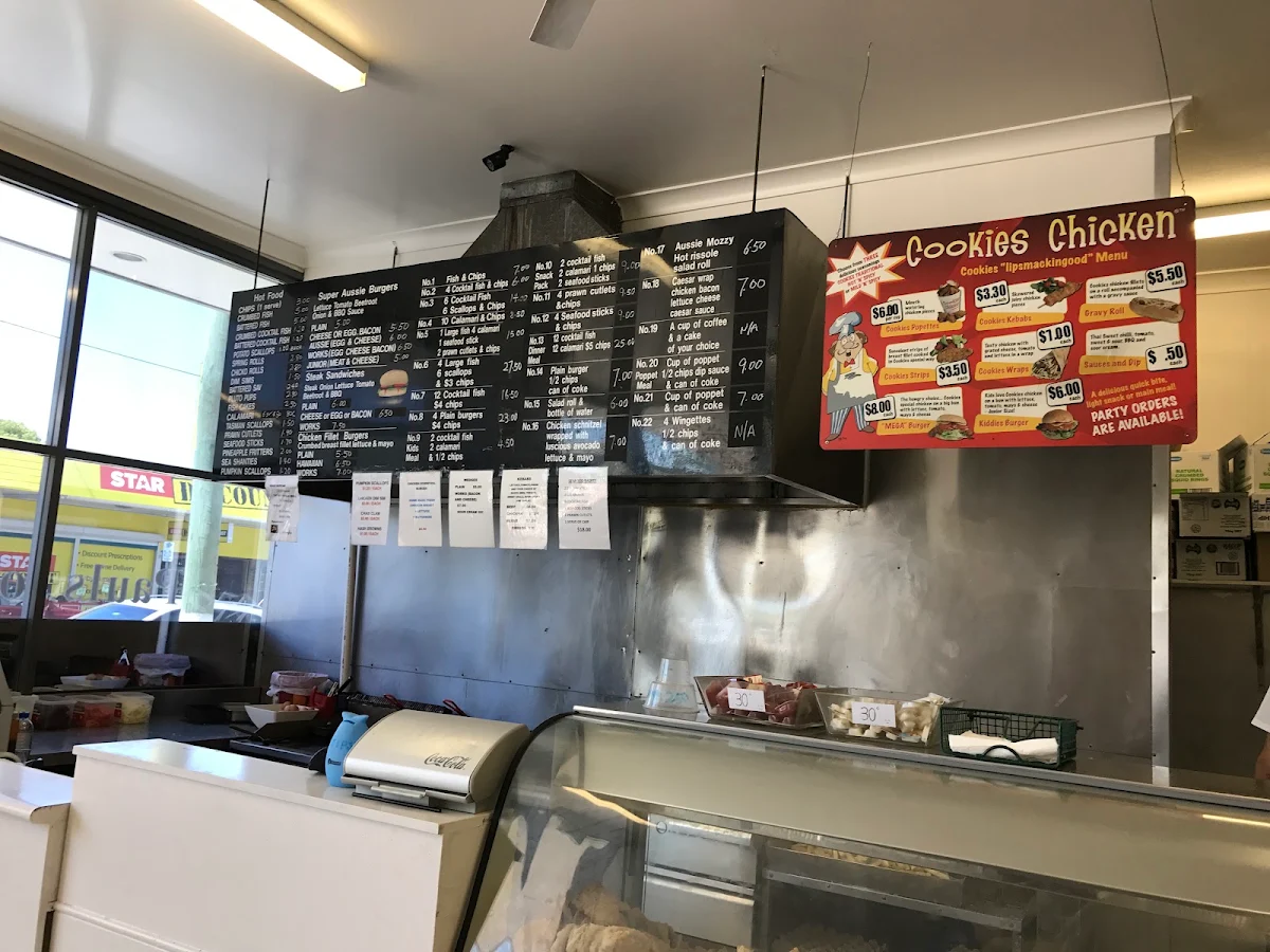 Menu, Paul's on Harrison
