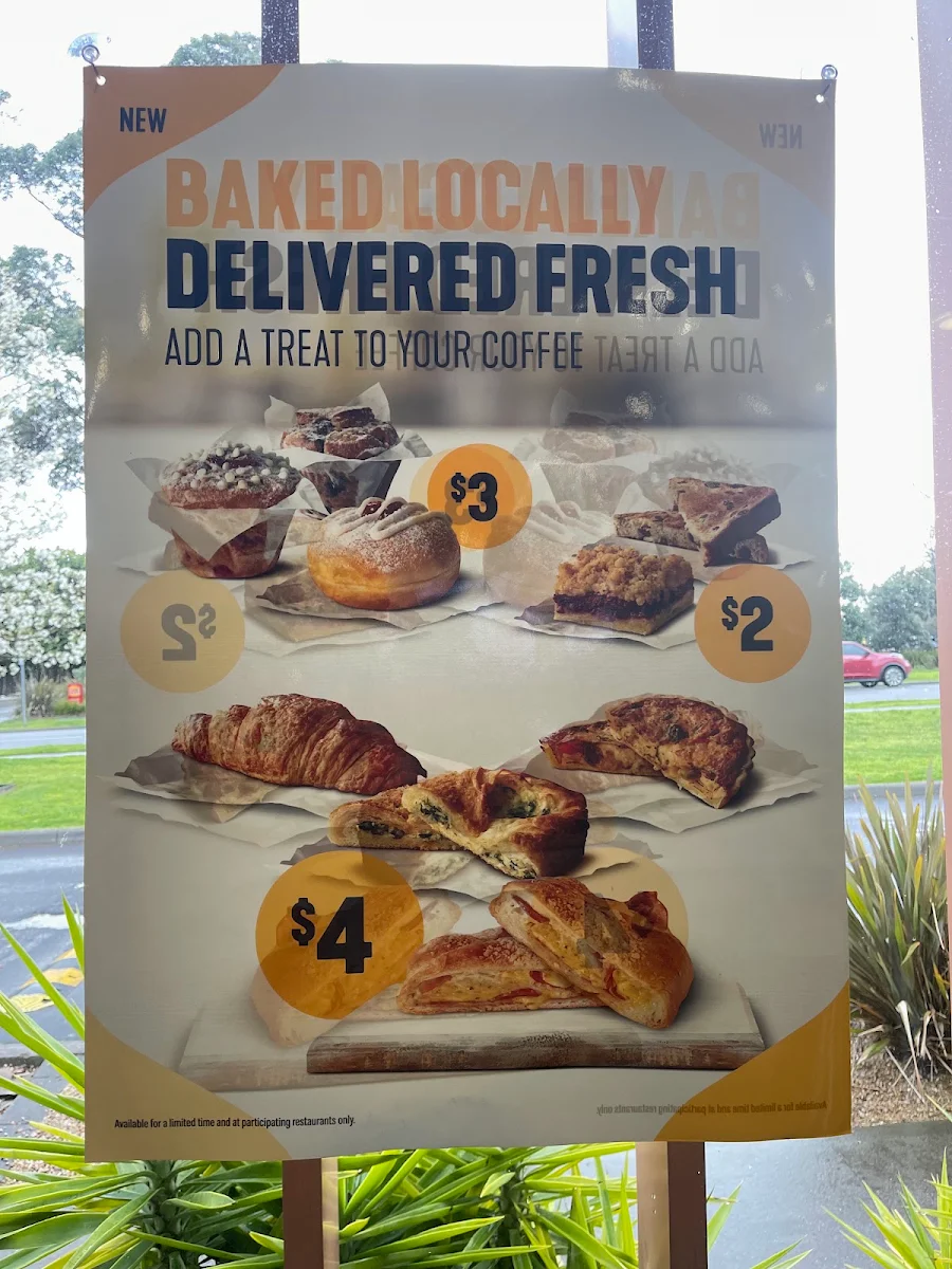 Menu, McDonald's Berwick South