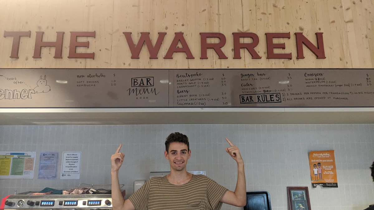Menu, The Warren