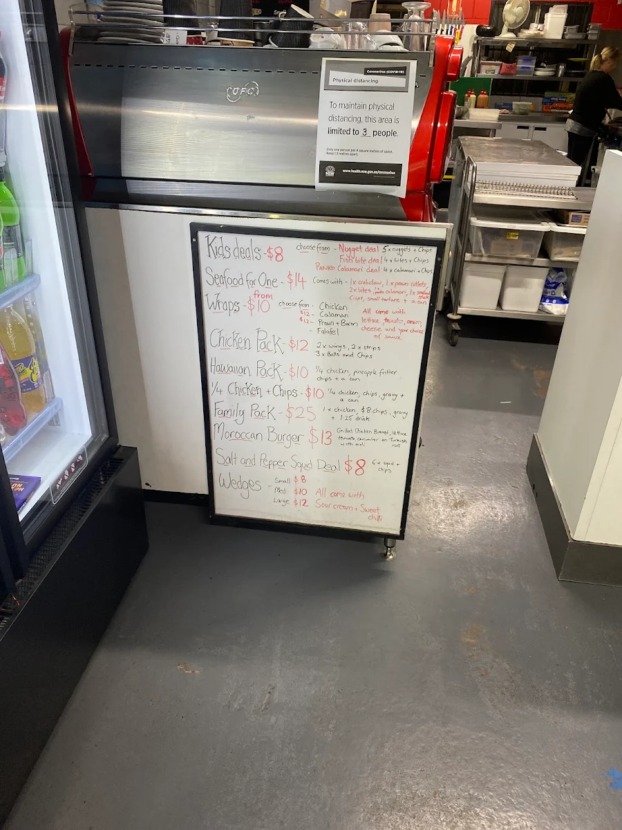 Menu, Salt Water Breeze Cafe & Takeaway