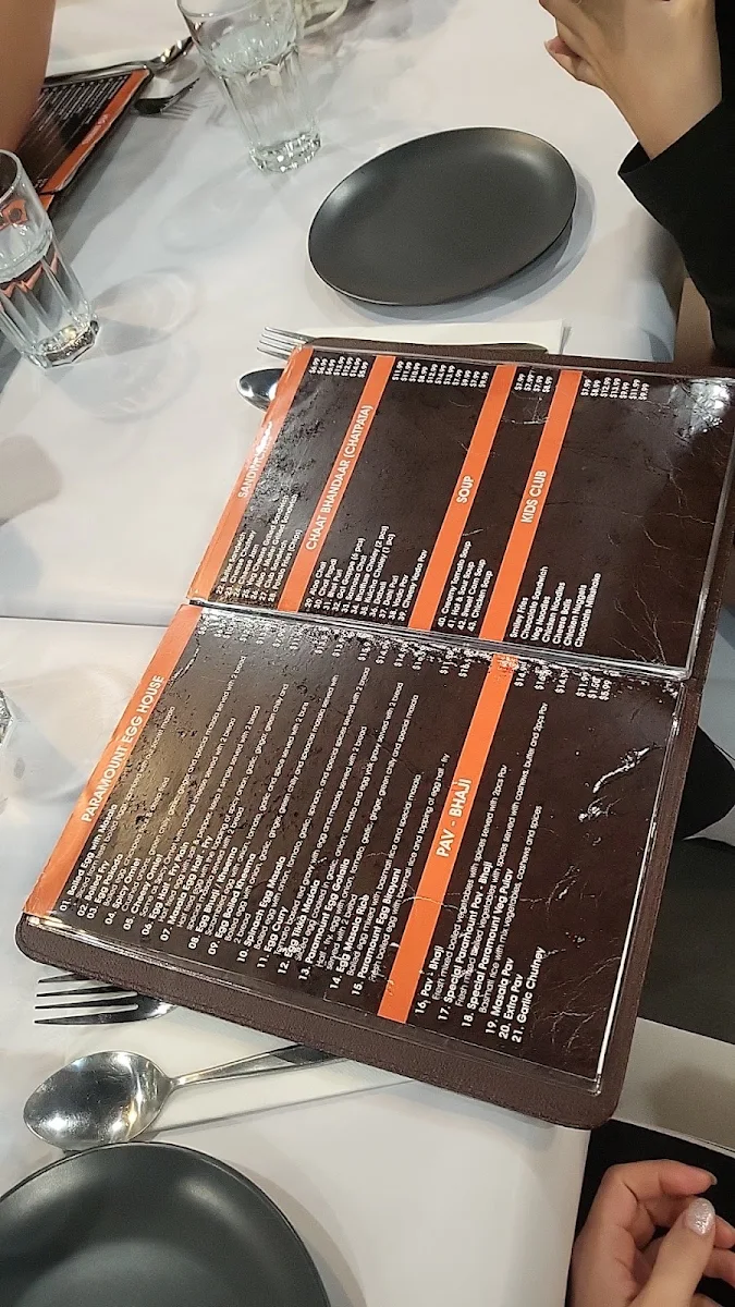 Menu, Paramount Indian- Best restaurant in Springvale