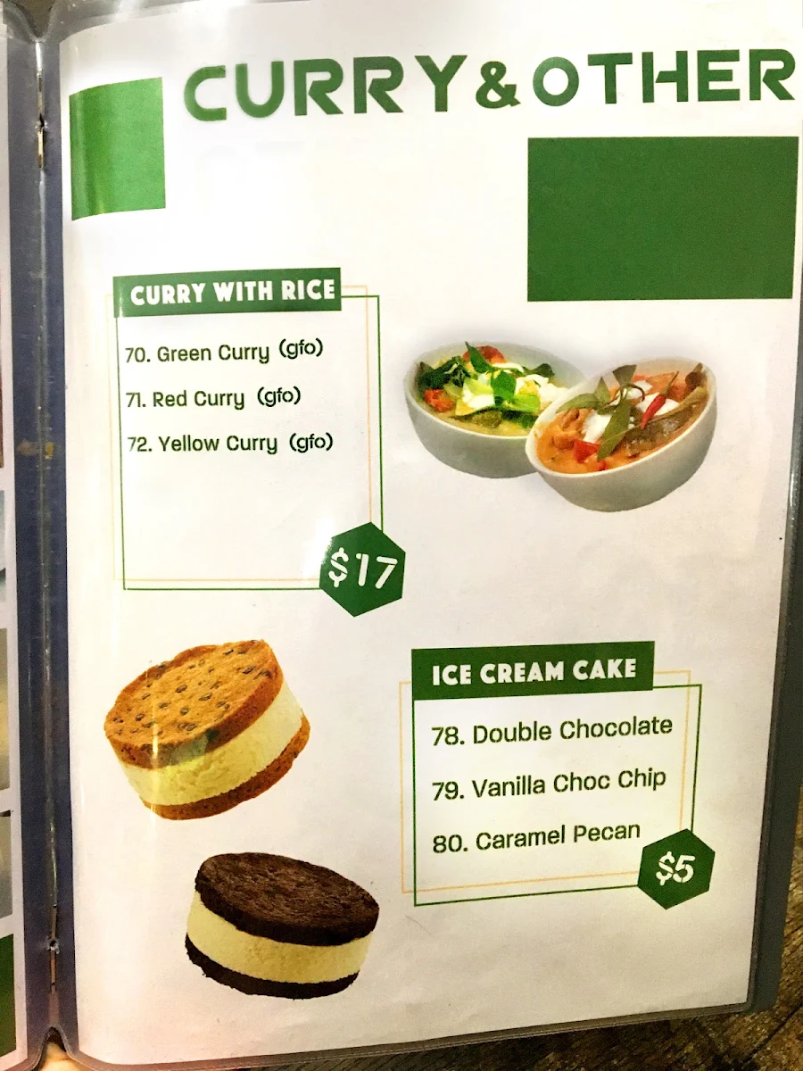 Menu, Vegan Restaurant West End