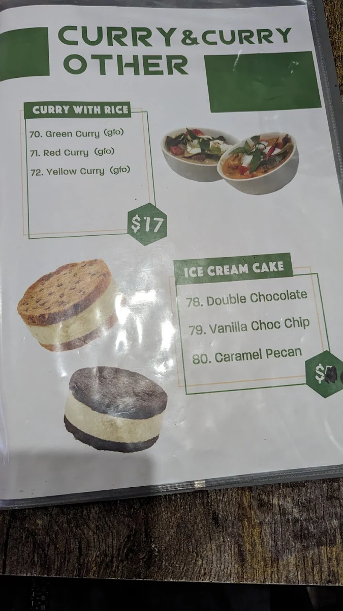Menu, Vegan Restaurant West End