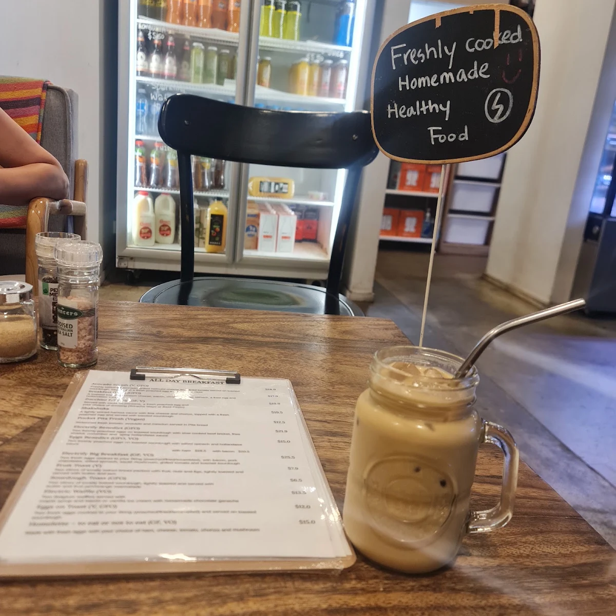 Menu, The Electric Bean Co