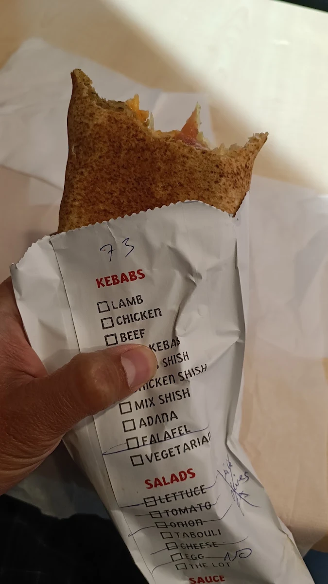 Menu, Ikram Kebabs