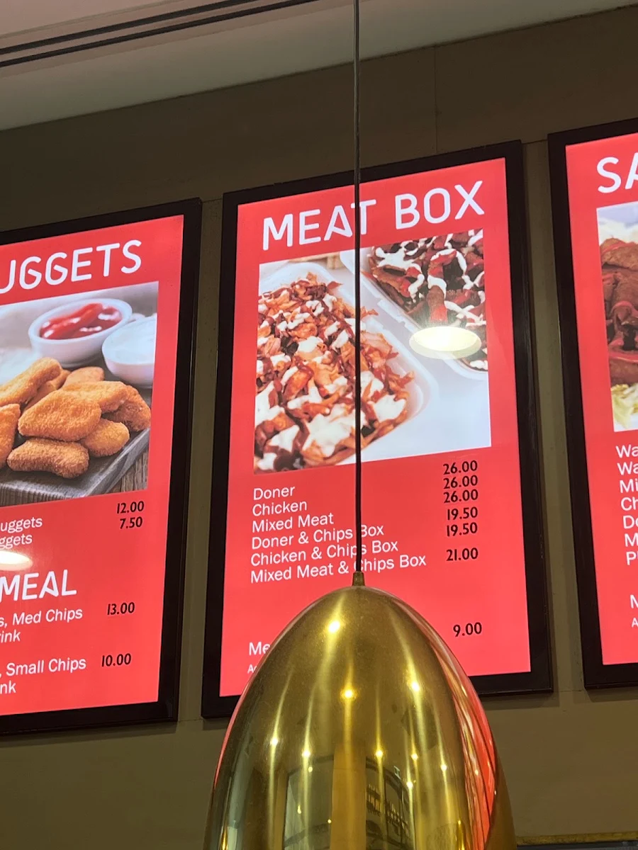 Menu, Ikram Kebabs